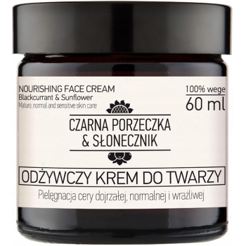 ODŻYWCZY KREM DO TWARZY Czarna Porzeczka & Słonecznik 60ml